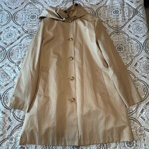 Lauren Ralph Lauren Tan Hooded Trench Coat